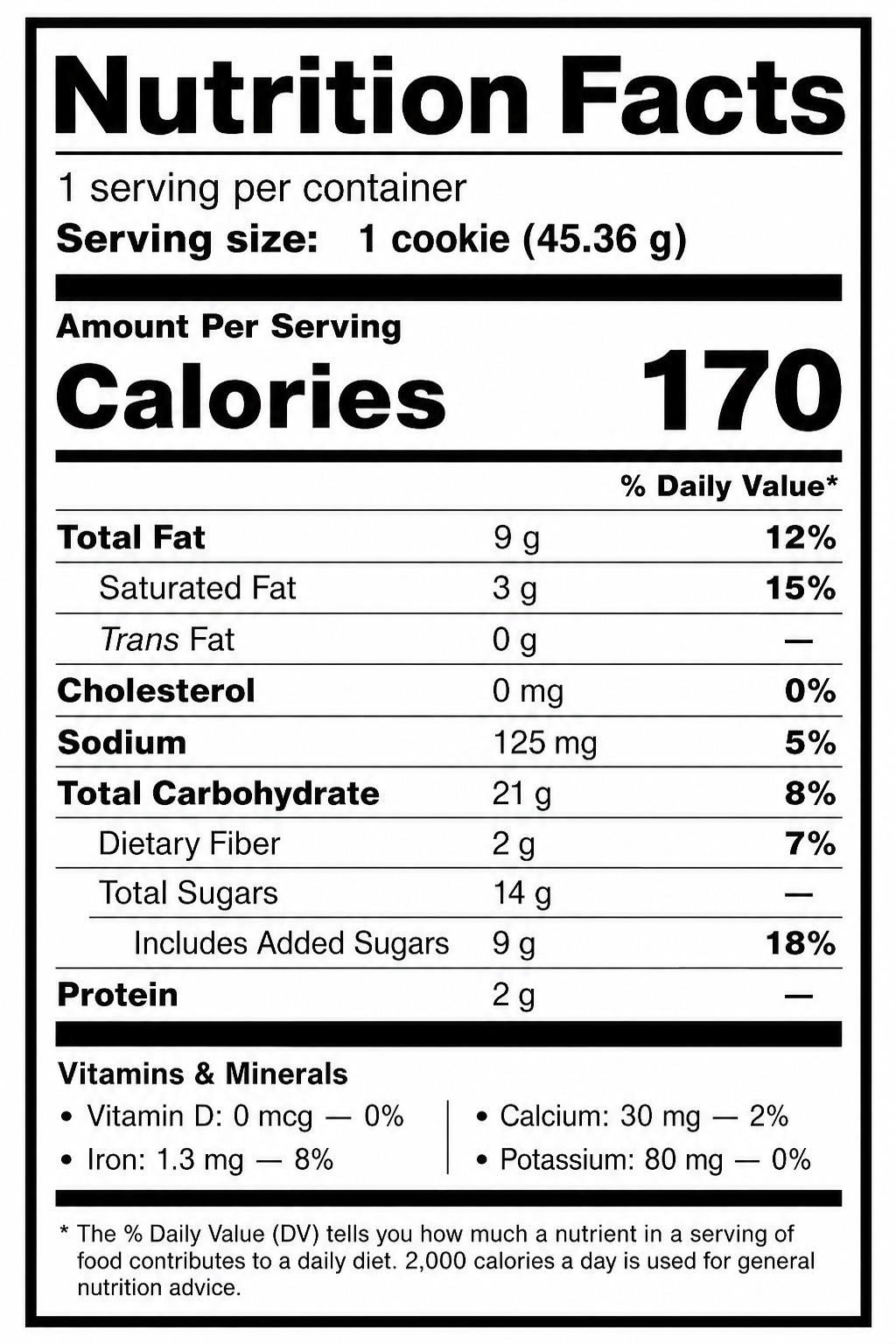 Power Cookies 12 Pack